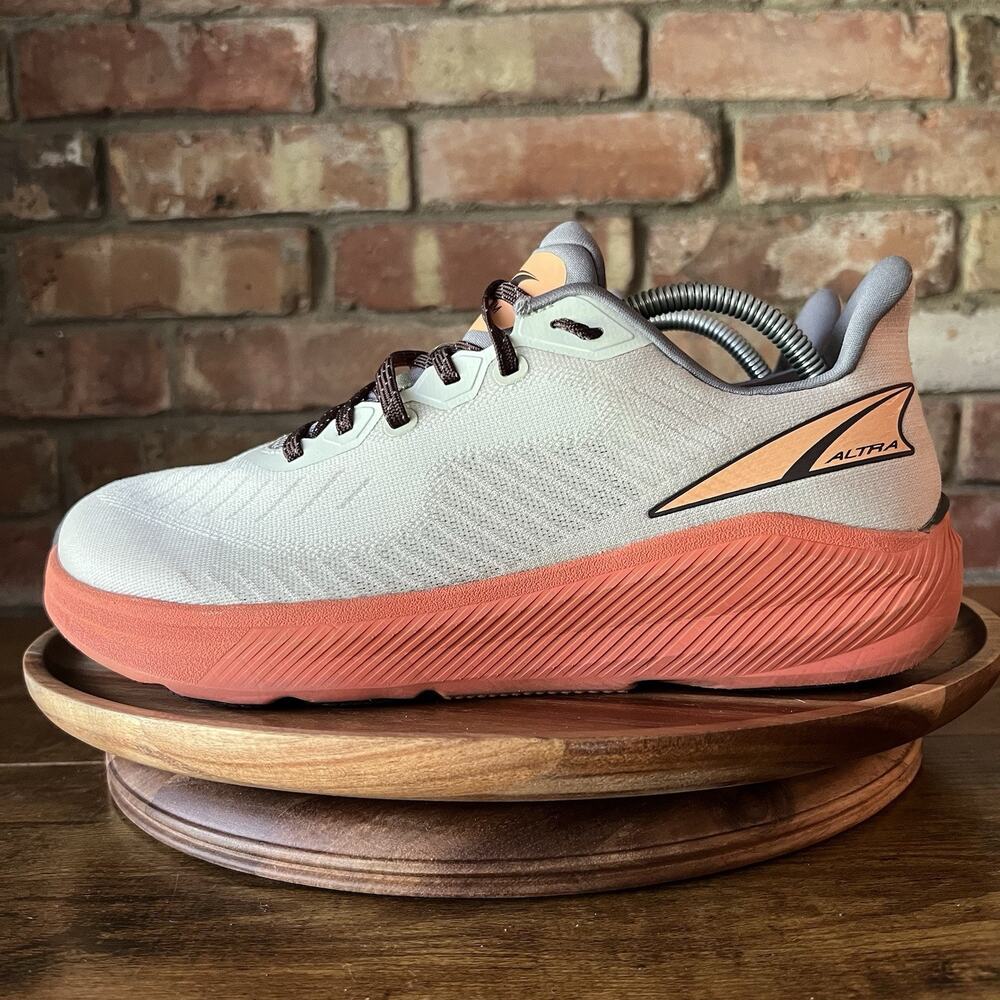 Altra Experience Flow Supportive Men's Gray Orange Running Shoes Size 10.5